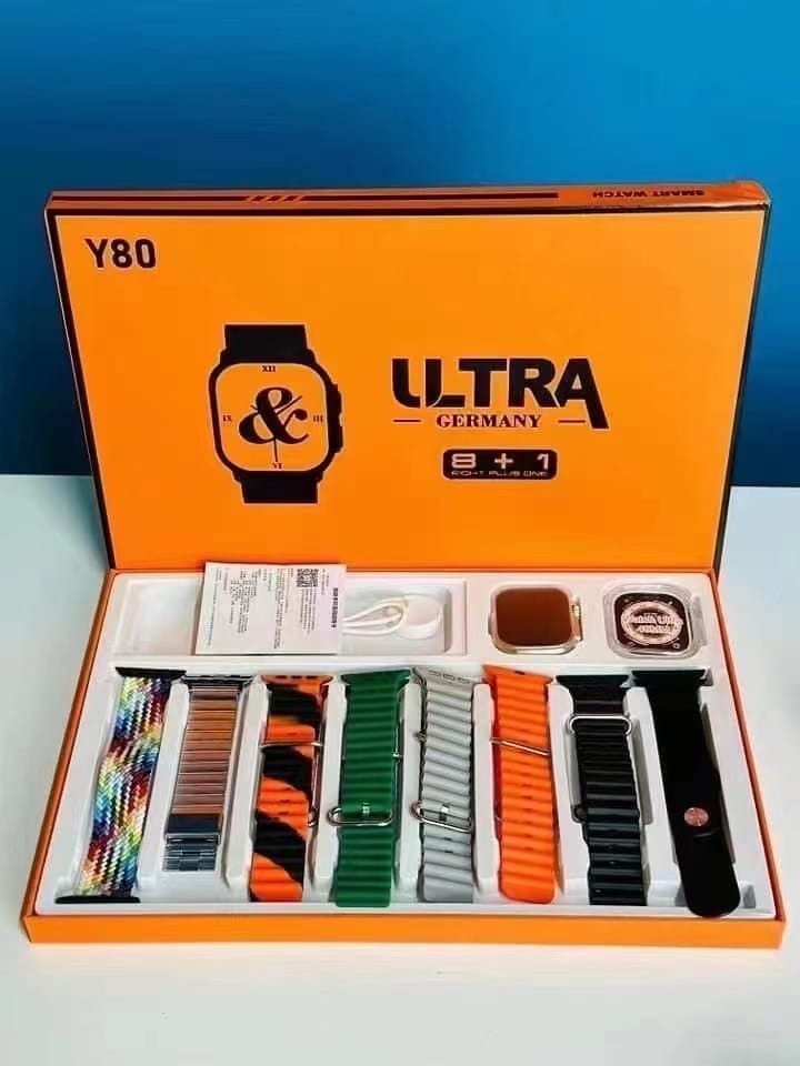 Y80 Ultra (8+1) স্মার্টওয়াচ গিফট প্যাকেজ